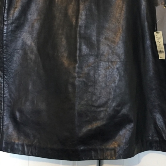 FENDI Mini Leather Skirt (Authentic) - Picture 11 of 11
